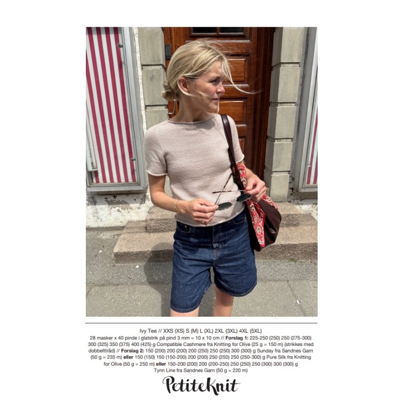 Patroon PetiteKnit Ivy Tee (Maat 32 t/m 60)