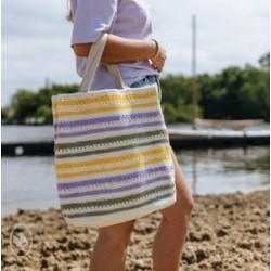 Summer Striped Bag - Durable Cosy Fine