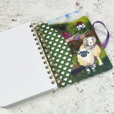 Emma Ball Vilten Notitiebook Sheep