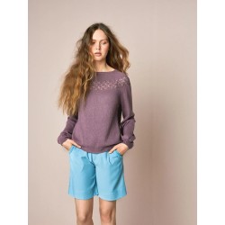 Compleet Breipakket - Trui - Tynn Line- Sandnes Garn - Peony Sweater