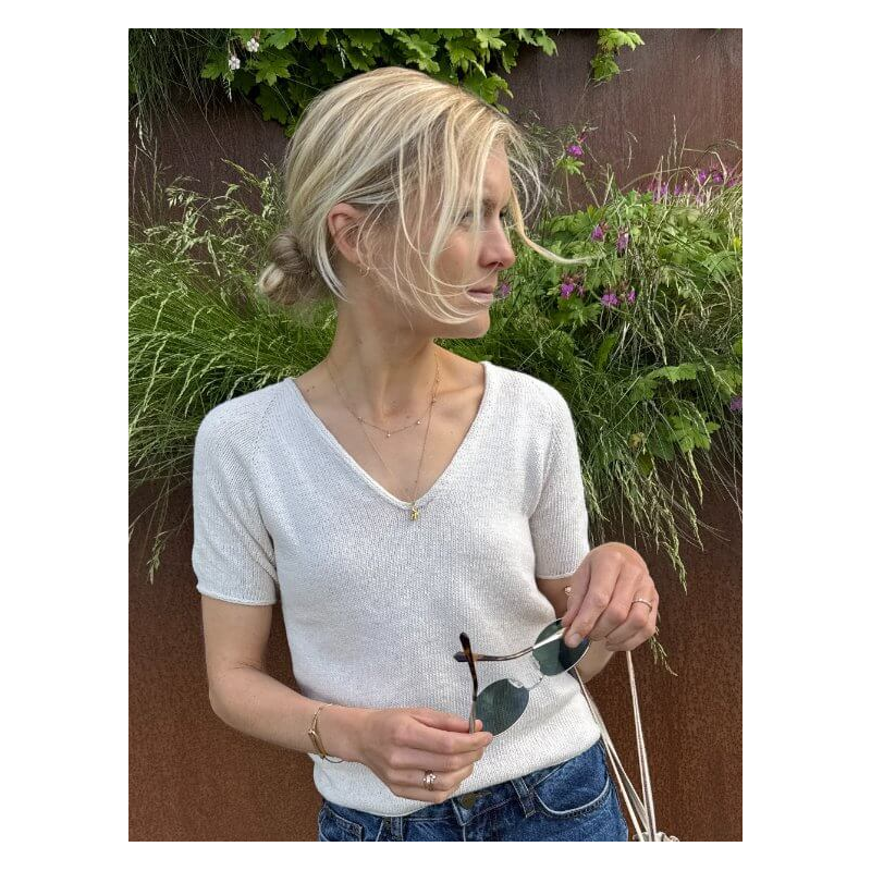 Shirt - Sandnes Tynn Line - PetiteKnit - Cumulus Tee