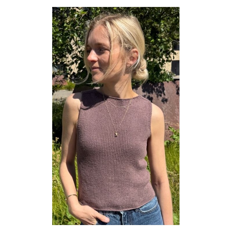Top - Sandnes Tynn Line - PetiteKnit - Ivy Top