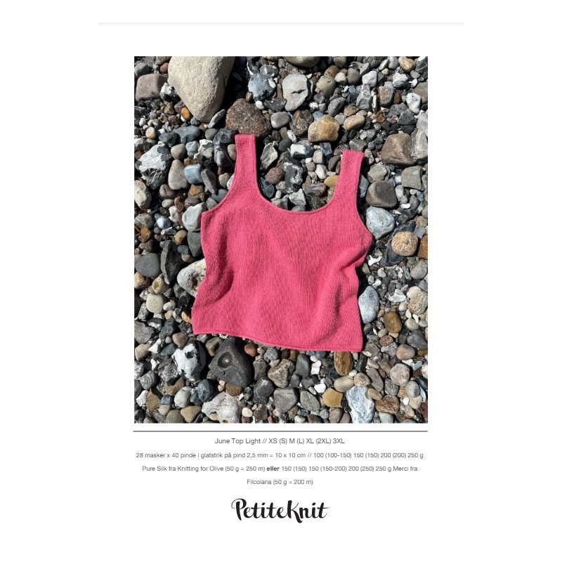 Patroon PetiteKnit June Top Light (maat 34 t/m 52)