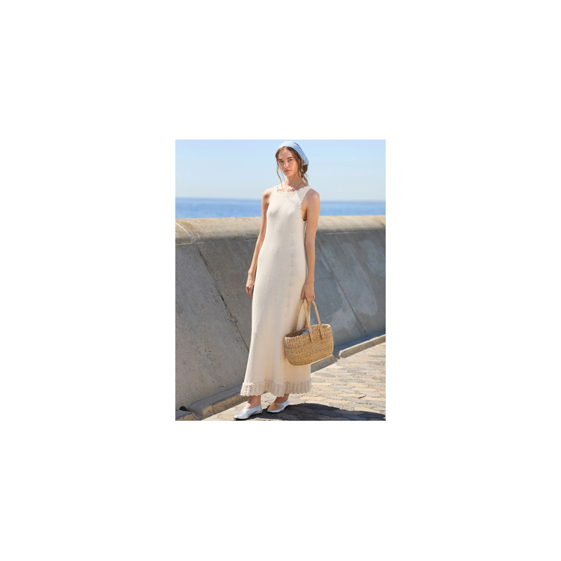 Patroon Sandnes Garn Roslyn Long Dress 2604-10