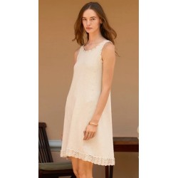 Compleet Brei- en Haakpakket - Jurk - Tynn Line - Sandnes Garn - Roselyn Short Dress