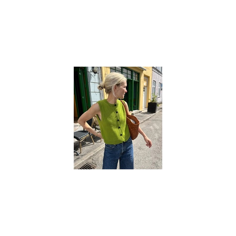 Top - Soft Cotton - Maggie Vest - PetiteKnit