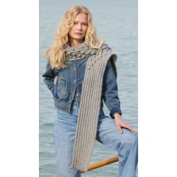 Compleet Breipakket - Sjaal - Cool Merino & Silkhair - Tücher & Co 10 (Model 14)