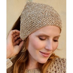 Compleet Haakpakket - Hoofddoek - Glamour - Nera 2 (model 3)