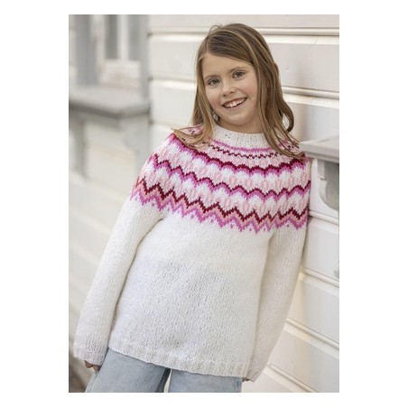 Digitaal patroon Viking of Norway Lyra sweater junior 8-7