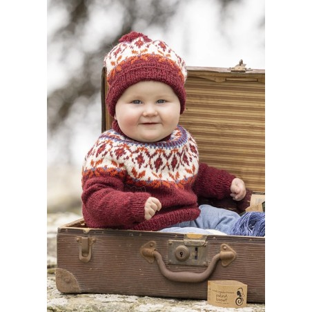 Digitaal patroon Viking of Norway Andes Tweed Seidra sweater and hat 1-5A