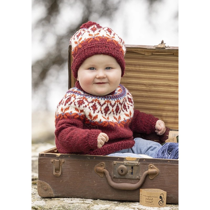 Trui & Muts - Andes Tweed - Viking of Norway - Seidra sweater and hat 1-5A