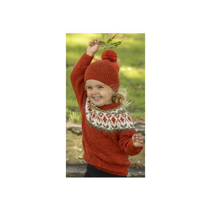 Digitaal patroon Viking of Norway Andes Tweed Seidra sweater 1-5B