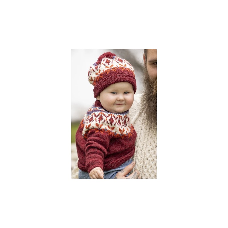 Digitaal patroon Viking of Norway Andes Tweed Seidra sweater and hat 1-5A
