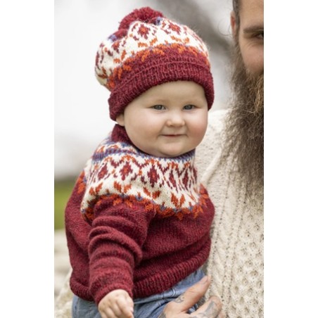 Digitaal patroon Viking of Norway Andes Tweed Seidra sweater and hat 1-5A