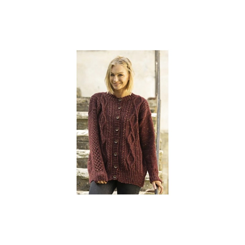 Digitaal patroon Viking of Norway Andes Tweed New York cardigan 1-4