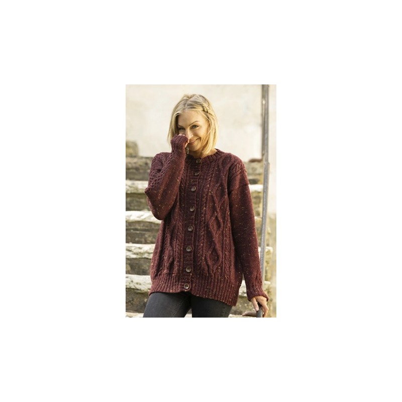 Digitaal patroon Viking of Norway Andes Tweed New York cardigan 1-4