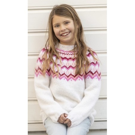 Digitaal patroon Viking of Norway Lyra sweater junior 8-7