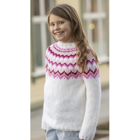Digitaal patroon Viking of Norway Lyra sweater junior 8-7