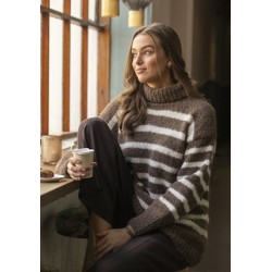 Digitaal patroon Viking of Norway Valentina sweater brown 2-1B
