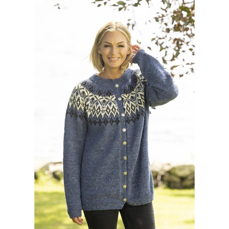 Trui - Andes Tweed - Viking of Norway - Vindruna Cardigan 1-13