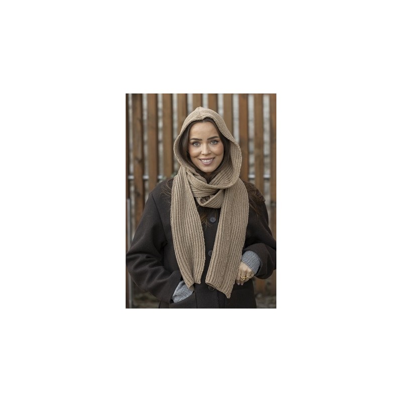 Digitaal patroon Viking of Norway Serene scarf with hood 7-9