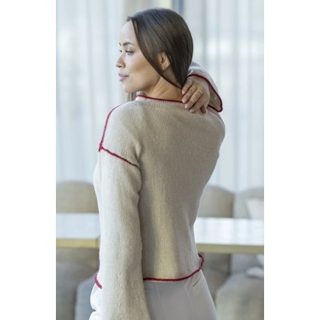 Digitaal patroon Viking of Norway Silhuett sweater Vanilla 7-8c