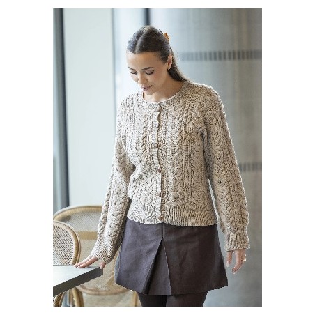 Digitaal patroon Viking of Norway Caia Cardigan Oat 7-1A