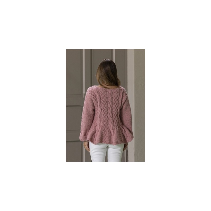 Digitaal patroon Viking of Norway Marianne Sweater Dusky Pink 11-5C