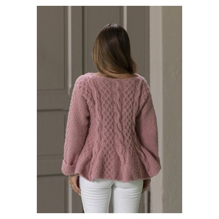 Digitaal patroon Viking of Norway Marianne Sweater Dusky Pink 11-5C