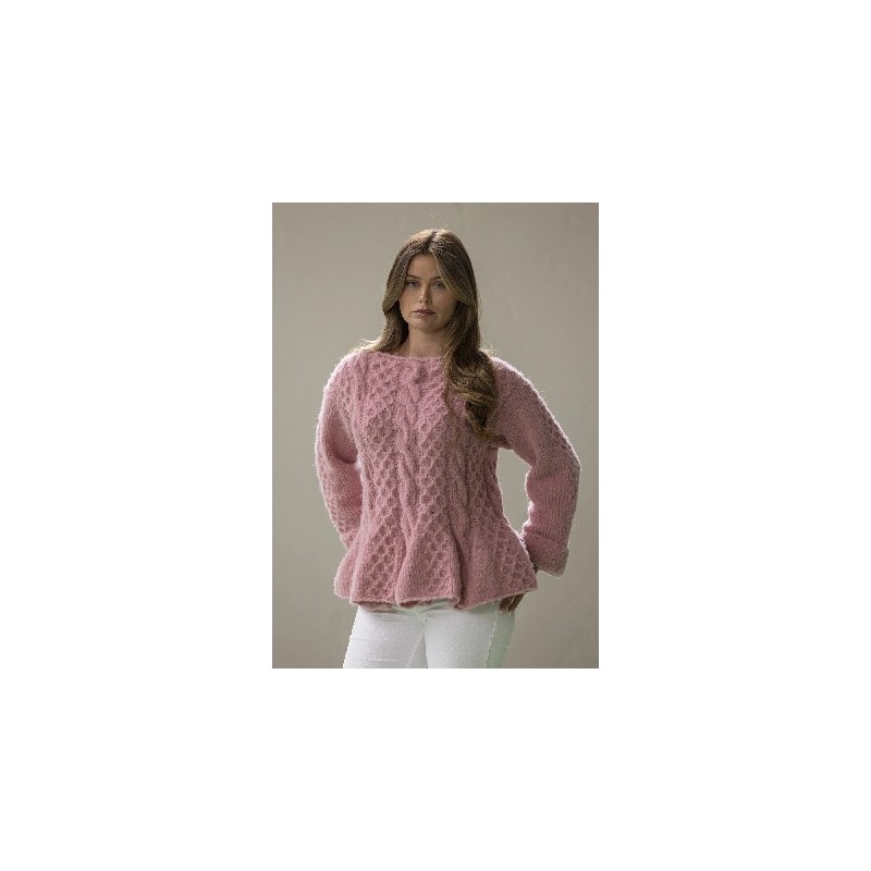 Trui - Baby Alpaca - Viking of Norway - Marianne Sweater Dusky Pink 11-5C