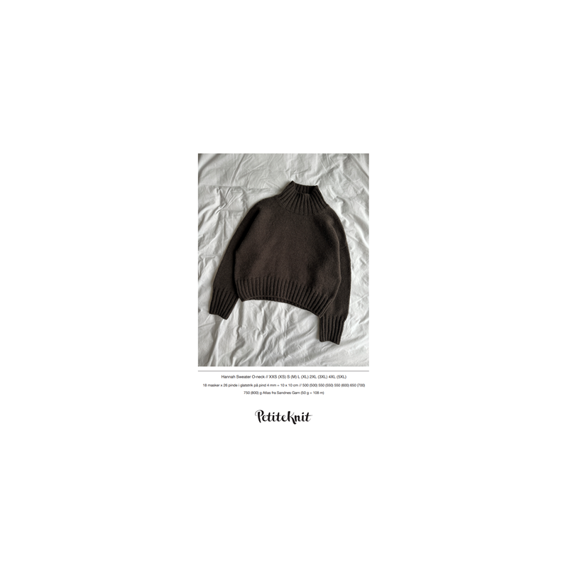 Patroon PetiteKnit Hannah Sweater O-Neck (maat 34 t/m 60)