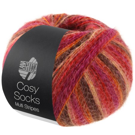 Lana Grossa Cosy Socks Multi Stripes 159