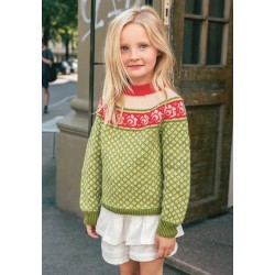 Compleet Breipakket - Trui - Tynn Peer Gynt - Sandnes Garn - Blome Sweater Junior