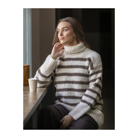 Digitaal patroon Viking of Norway Baby Alpaca Valentina sweater natural white 2-1A