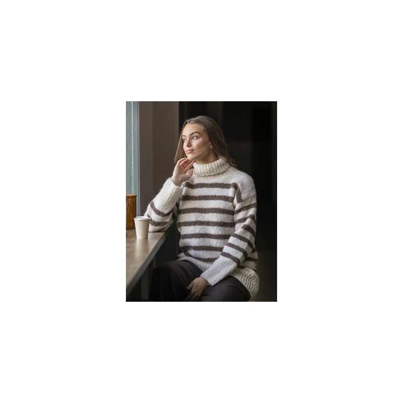 Digitaal patroon Viking of Norway Baby Alpaca Valentina sweater natural white 2-1A