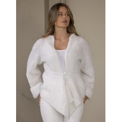 Digitaal Patroon Viking of Norway Baby Alpaca Anne Cardigan white 11-1A