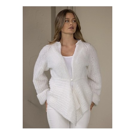 Digitaal Patroon Viking of Norway Baby Alpaca Anne Cardigan white 11-1A