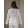 Digitaal Patroon Viking of Norway Baby Alpaca Anne Cardigan white 11-1A