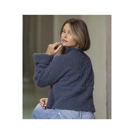 Digitaal Patroon Viking of Norway Baby Alpaca Anne Cardigan Jeans blue 11-1C