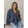 Digitaal Patroon Viking of Norway Baby Alpaca Anne Cardigan Jeans blue 11-1C