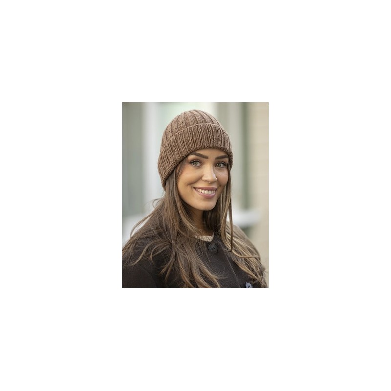 Digitaal patroon Viking of Norway Cashmere Silk Caia hat chocolate 7-5A