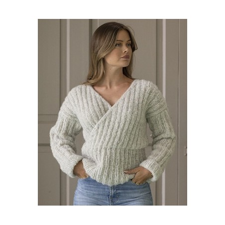 Digitaal Patroon Viking of Norway Baby Alpaca Sofie Sweater Pearl grey 11-3A