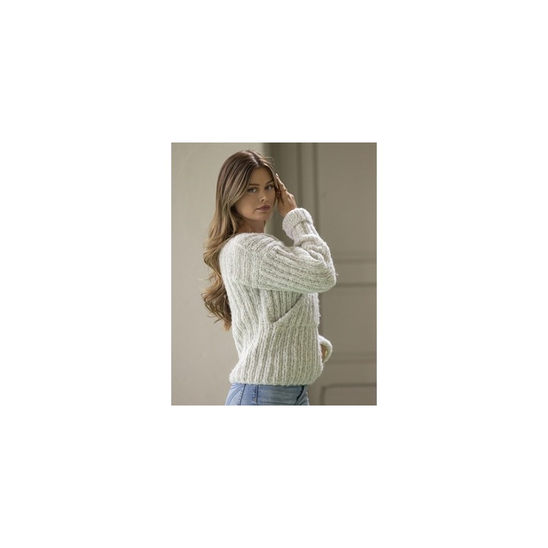 Digitaal Patroon Viking of Norway Baby Alpaca Sofie Sweater Pearl grey 11-3A