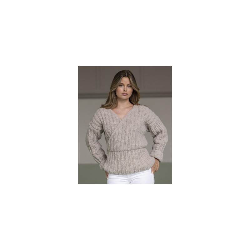 Digitaal Patroon Viking of Norway Baby Alpaca Sofie Sweater sand 11-3B