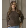 Digitaal Patroon Viking of Norway Baby Alpaca Inger Sweater brown 11-4A