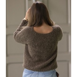 Digitaal Patroon Viking of Norway Baby Alpaca Inger Sweater brown 11-4A