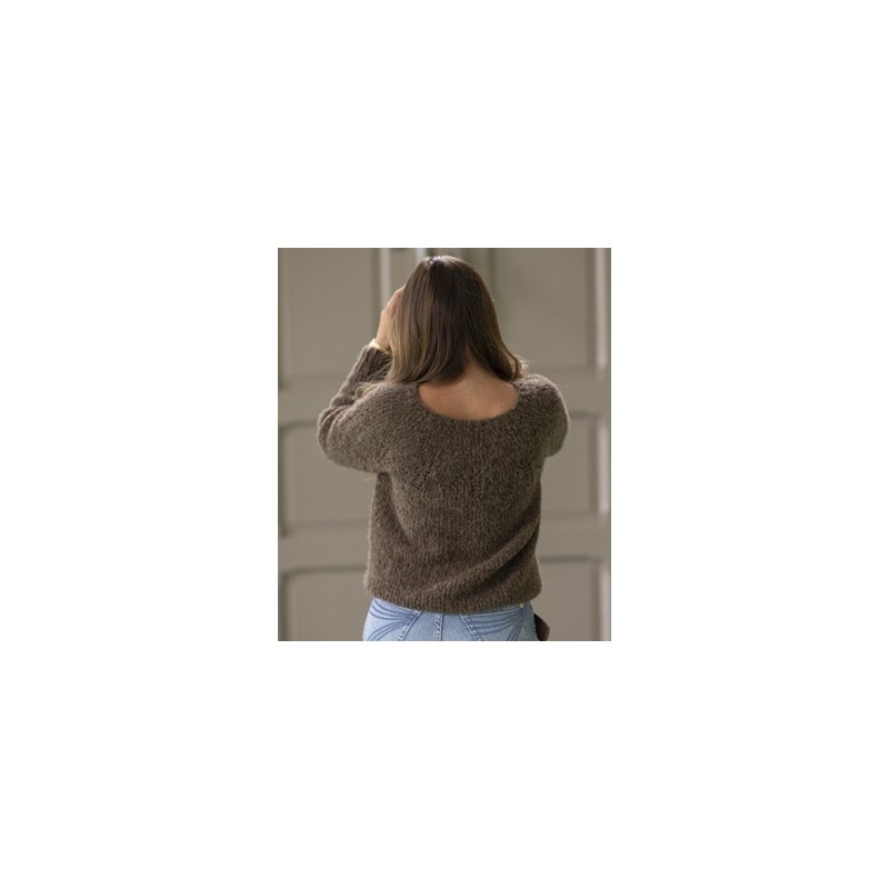 Digitaal Patroon Viking of Norway Baby Alpaca Inger Sweater brown 11-4A