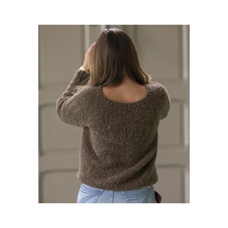 Digitaal Patroon Viking of Norway Baby Alpaca Inger Sweater brown 11-4A