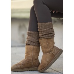 Compleet Breipakket - Beenwarmers - Cashmere Silk - Viking of Norway - Caia leg warmers chocolate 7-4A