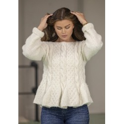 Digitaal patroon Viking of Norway Baby Alpaca Marianne Sweater Natural White 11-5B
